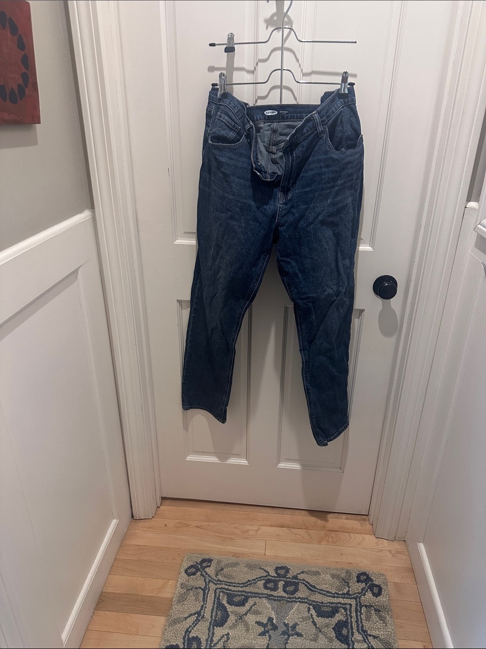 TWO PAIRS Old Navy Straight Leg Dark Blue Women's Jeans